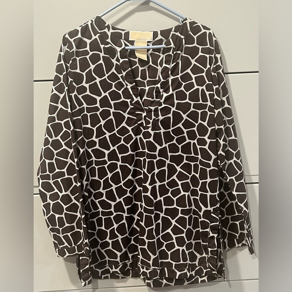 Michael Kors giraffe print top - Picture 1 of 4